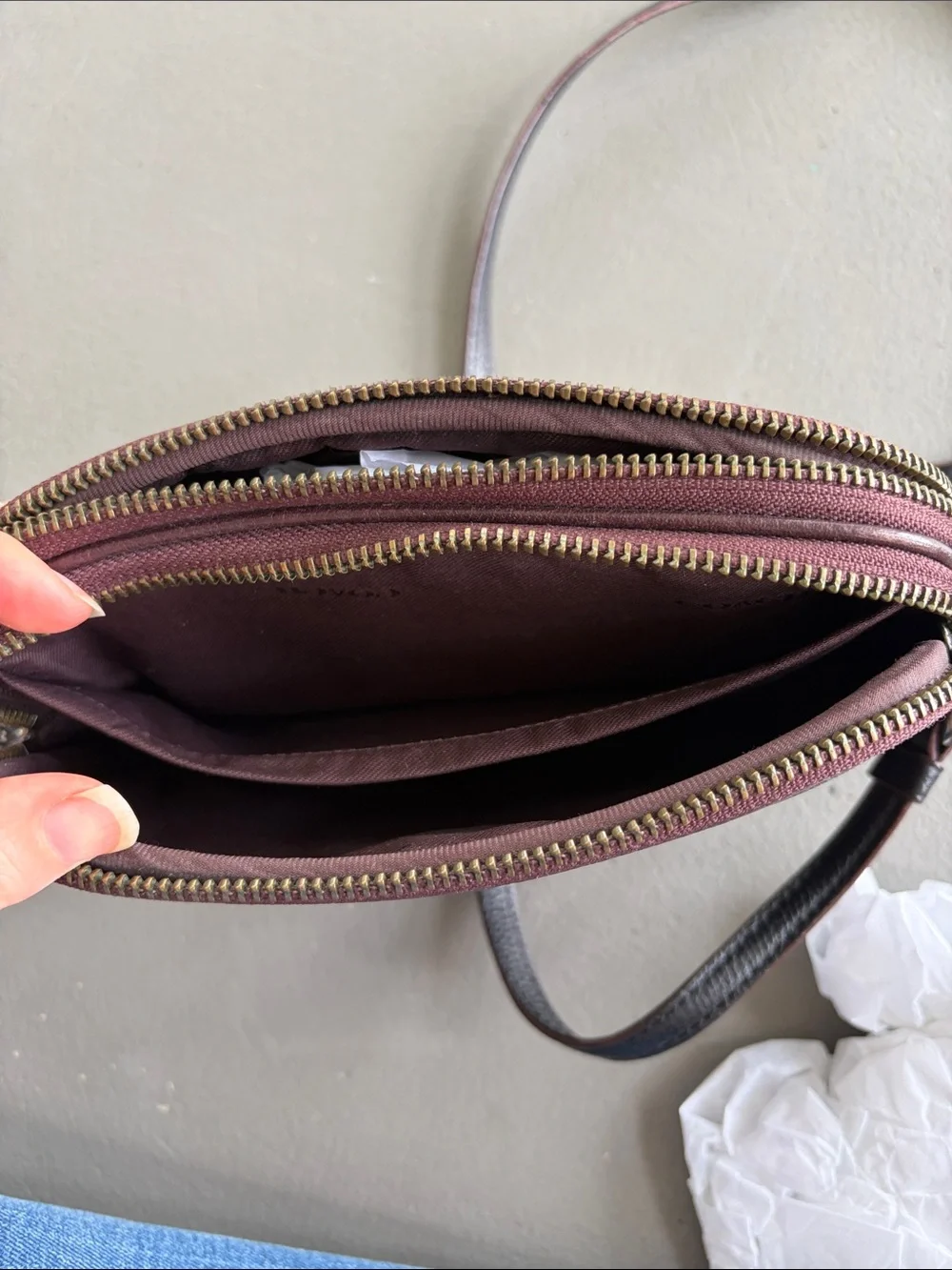 Coach compact crossbody